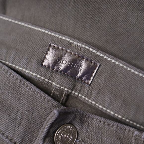 MOTHER Rascal Ankle Step Fray Jeans Capers High Waisted 5 Button Women's 27 - Picture 10 of 12